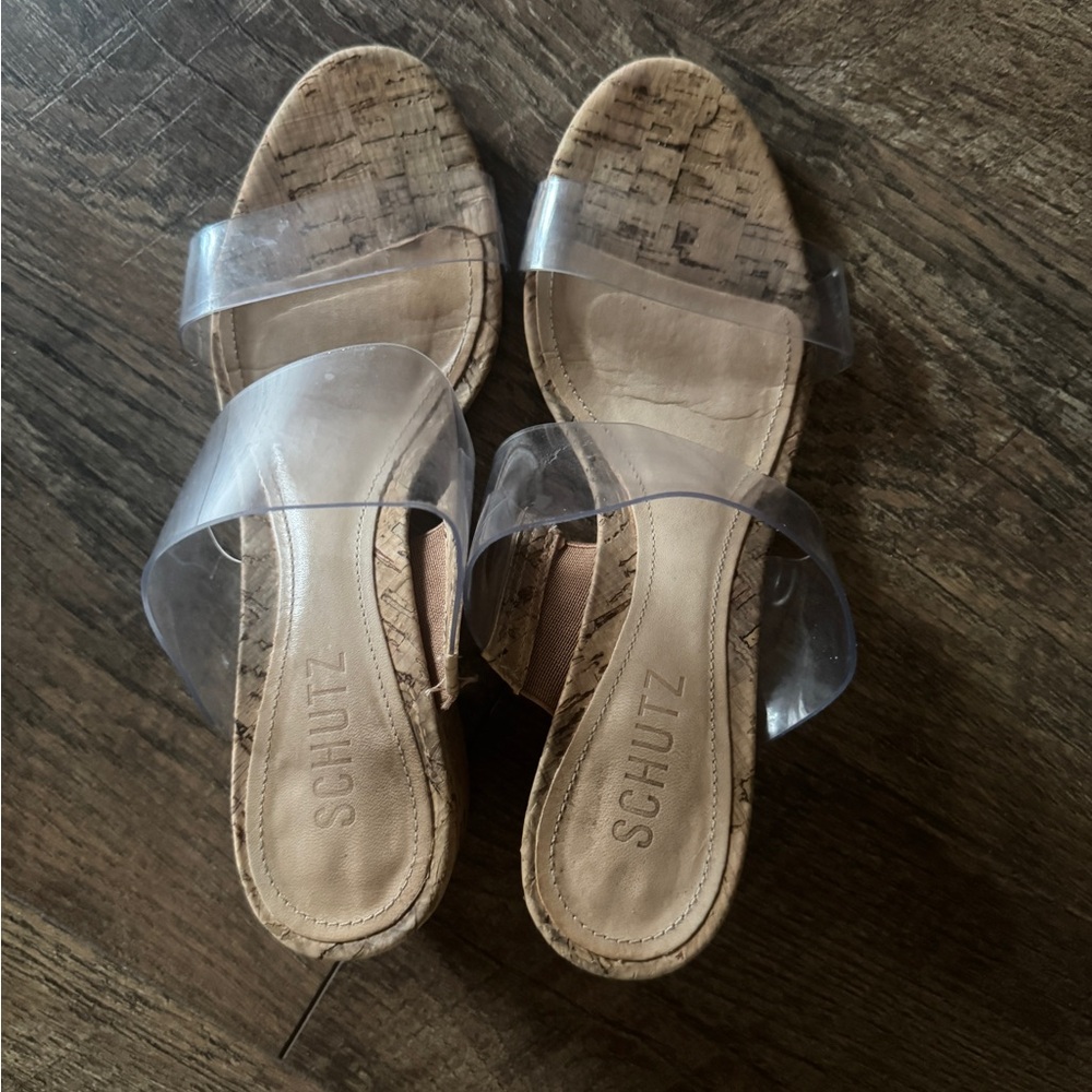 Schutz Victorie Clear Women's Sandals